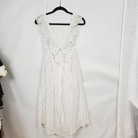 Ulla Johnson floral open back midi dress - Picture 8 of 14